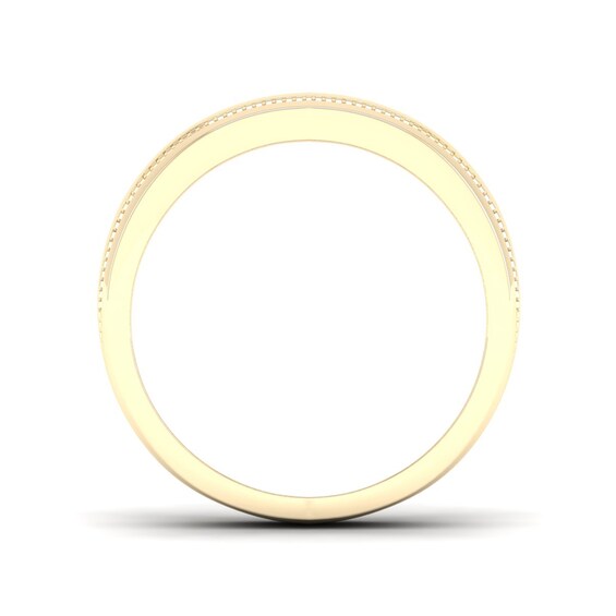 14K Gold Plated 1/ CT. T.W. Lab-Grown Diamond Single Row Ring