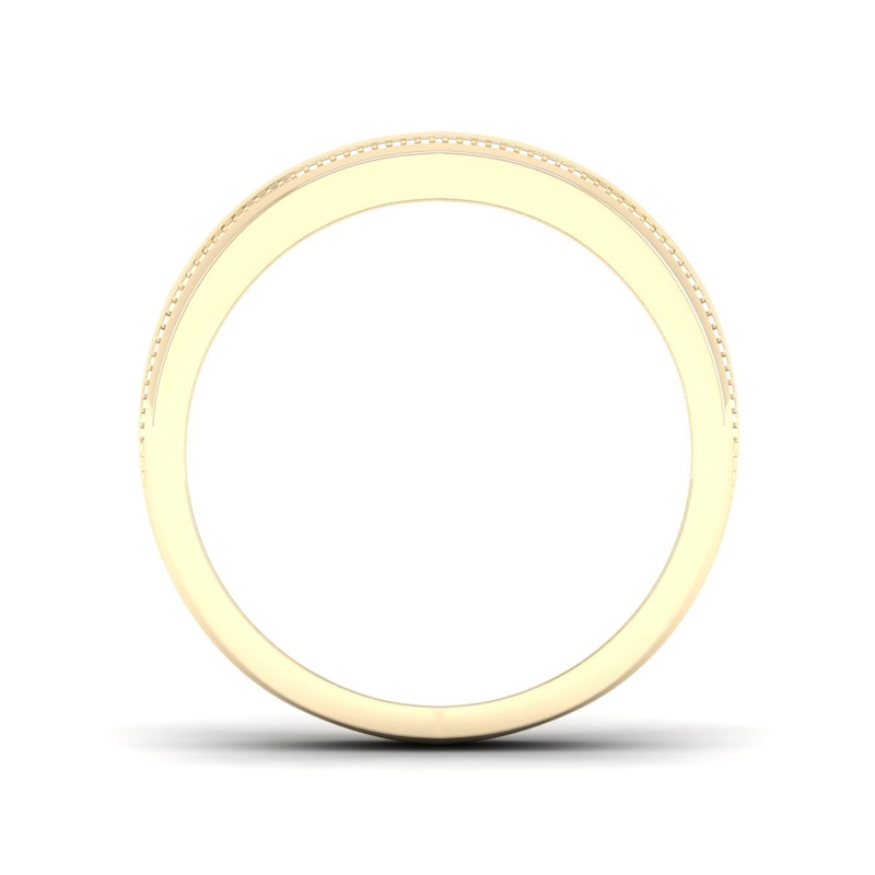 Main Image 4 of 14K Gold Plated 1/4 CT. T.W. Lab-Grown Diamond Single Row Ring