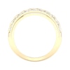 Thumbnail Image 4 of 14K Gold Plated 1/5 CT. T.W. Lab-Grown Diamond Curb Chain Ring
