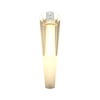 Thumbnail Image 2 of 14K Gold Plated 1/10 CT. T.W. Lab-Grown Diamond Single Row Ring