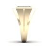 Thumbnail Image 4 of 14K Gold Plated 1/10 CT. T.W. Lab-Grown Diamond Square Ring