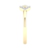 Thumbnail Image 2 of 14K Gold Plated 1/6 CT. T.W. Lab-Grown Diamond Eye Ring