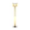 Thumbnail Image 2 of 14K Gold Plated 1/6 CT. T.W. Lab-Grown Diamond Round Stone Open Shank Ring