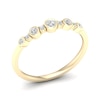 Thumbnail Image 2 of 14K Gold Plated 1/6 CT. T.W. Lab-Grown Diamond Multi-Stone Ring