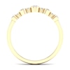 Thumbnail Image 3 of 14K Gold Plated 1/6 CT. T.W. Lab-Grown Diamond Multi-Stone Ring