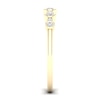 Thumbnail Image 4 of 14K Gold Plated 1/6 CT. T.W. Lab-Grown Diamond Multi-Stone Ring