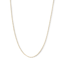 10K Gold Bonded Solid Sterling Silver Singapore Chain - 16"