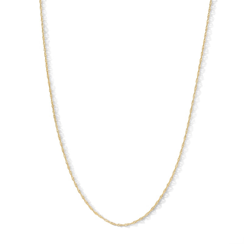 10K Gold Bonded Singapore Chain - 16"