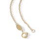 Thumbnail Image 2 of 10K Gold Bonded Solid Sterling Silver Singapore Chain - 16"