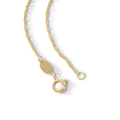 10K Gold Bonded Singapore Chain - 16"