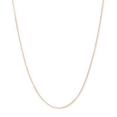 10K Gold Bonded Diamond-Cut Cable Chain - 18"