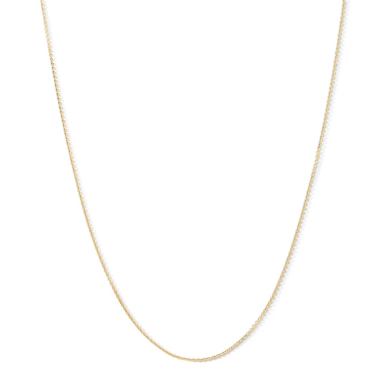 10K Gold Bonded Diamond-Cut Cable Chain - 18"