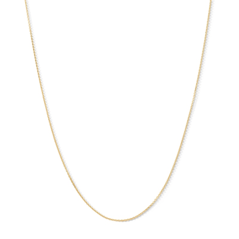 10K Gold Bonded Diamond-Cut Cable Chain - 18"