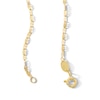 10K Gold Bonded Mirrored Flat Link Chain - 18"