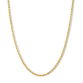 10K Gold Bonded Hollow Rope Chain – 18"