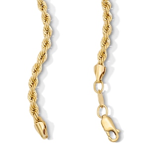 10K Gold Bonded Hollow Rope Chain - 18″