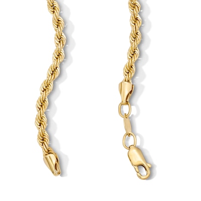 10K Gold Bonded Hollow Rope Chain - 18″