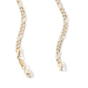 Thumbnail Image 2 of 10K Hollow Gold Bonded Figaro Chain - 24″
