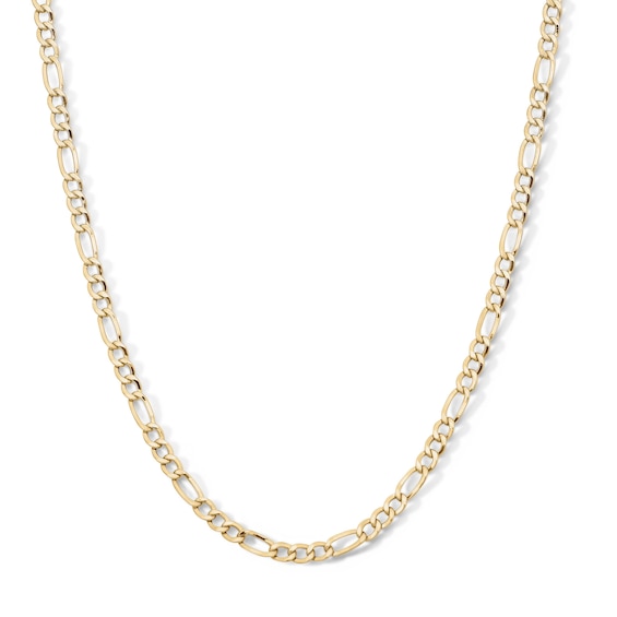 10K Gold Bonded 4.3mm Figaro Chain - 18″