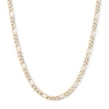Thumbnail Image 1 of 10K Hollow Gold Bonded Figaro Chain - 24″