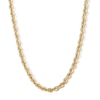 Thumbnail Image 1 of 10K Gold Bonded Hollow Rope Chain - 24″