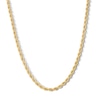 Thumbnail Image 1 of 10K Gold Bonded Hollow Rope Chain - 24″