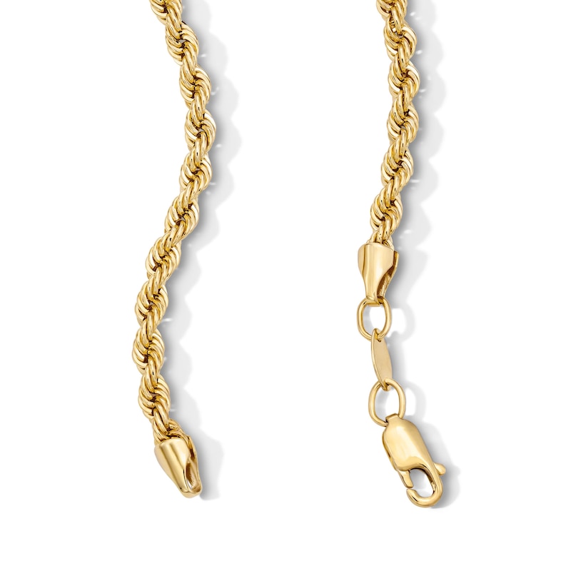 Main Image 2 of 10K Gold Bonded Hollow Rope Chain - 24″