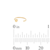 Thumbnail Image 3 of 14K Solid Gold Hoop and L-Shaped Nose Stud Set - 22G