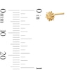 Thumbnail Image 2 of 14K Solid Gold Starburst L-Shaped Nose Stud - 20G 1/8"