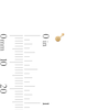 Thumbnail Image 4 of 14K Gold CZ Nose Stud Set - 22G 5/16”
