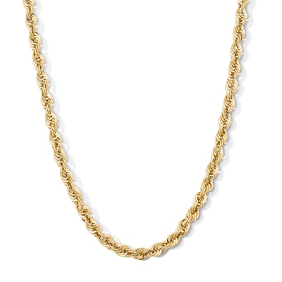 10K Gold Bonded Hollow Rope Chain
