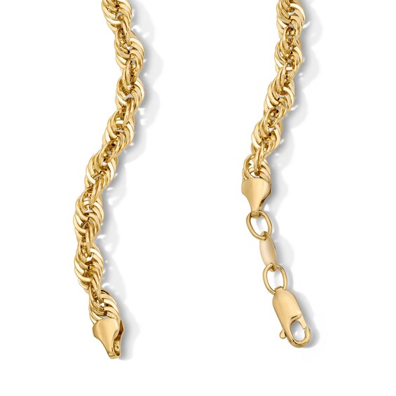 10K Gold Bonded Hollow Rope Chain