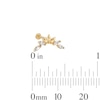 Thumbnail Image 2 of 14K Gold CZ Marquise Crawler Stud - 18G 5/16"