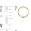 Thumbnail Image 2 of 14K Gold CZ Mini Stone Clicker Hoop - 16G 3/8"