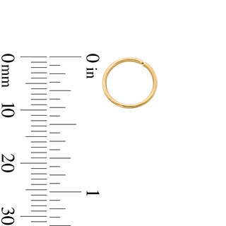 Semi-Solid Stainless Steel and Ion-Plated Tri-Tone Nose Ring Set - 22G 5/16”