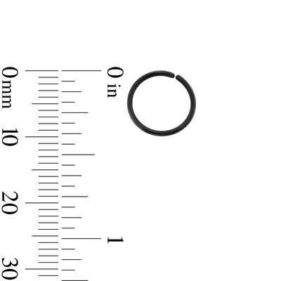 Semi-Solid Stainless Steel and Ion-Plated Tri-Tone Nose Ring Set - 22G 5/16”