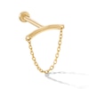 Thumbnail Image 1 of 14K Gold Chandelier Chain Stud - 18G 5/16"