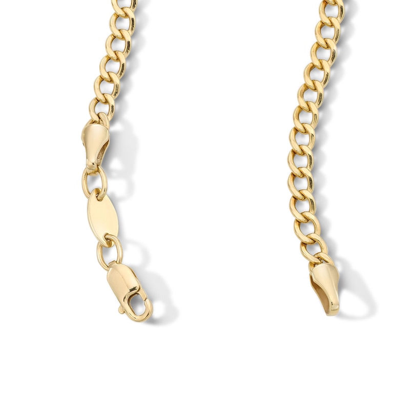 Main Image 3 of 10K Gold Bonded Curb Chain - 18"