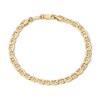 Thumbnail Image 1 of 10K Hollow Gold Bonded Mariner Chain Bracelet - 8"