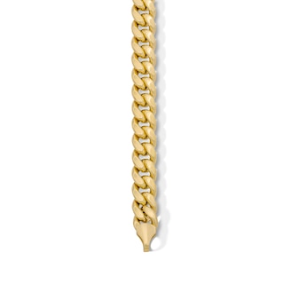 10K Gold Bonded Miami Cuban Curb Chain Bracelet - 8"