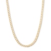 Thumbnail Image 1 of 10K Gold Over Sterling Silver Curb Chain - 20"