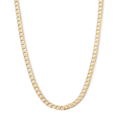 10K Gold Over Sterling Silver Curb Chain - 20"