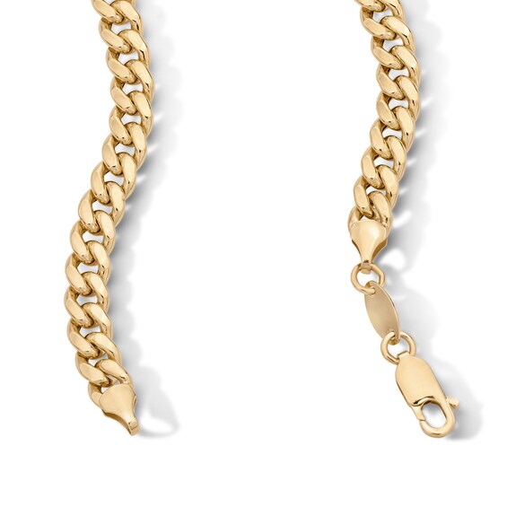 10K Gold Bonded 6.5mm uban Curb Chain - 22"