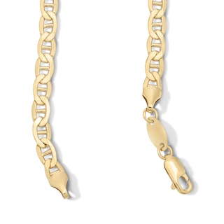 10K Hollow Gold Bonded Mariner Chain