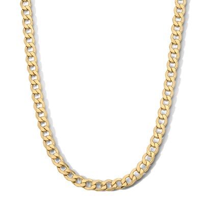 10K Gold Bonded Beveled Curb Chain