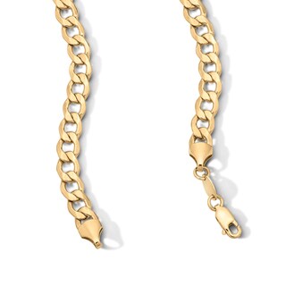 10K Gold Bonded Beveled Curb Chain