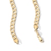 Thumbnail Image 2 of 10K Gold Bonded Beveled Curb Chain - 22"