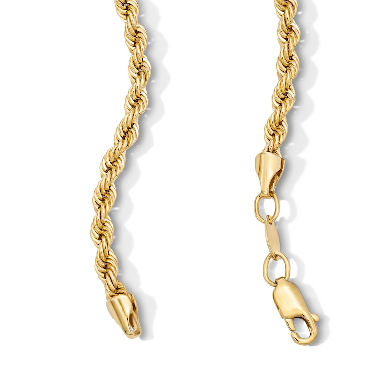 Main Image 2 of 10K Gold Bonded Hollow Rope Chain - 26″