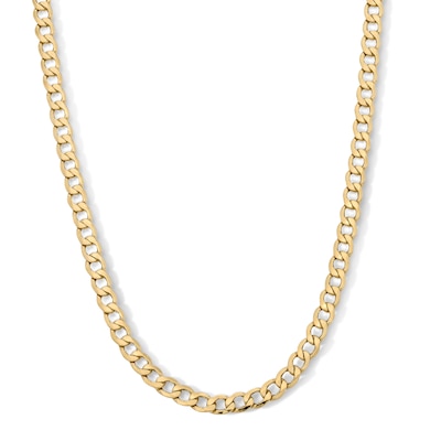 10K Gold Bonded Beveled Curb Chain