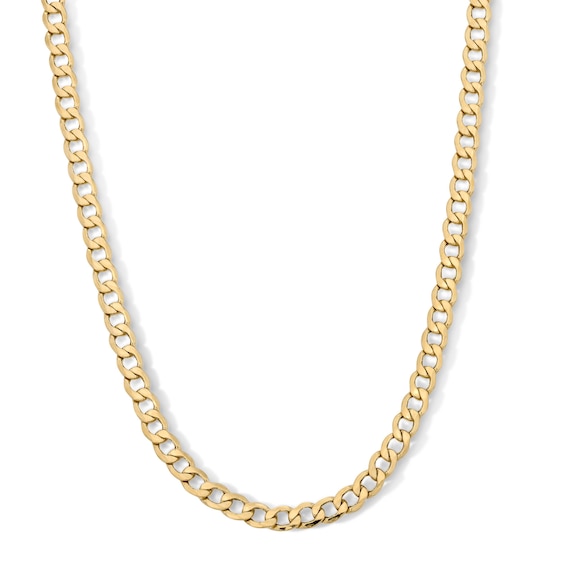 10K Gold Bonded Beveled Curb Chain
